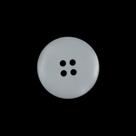White Iridescent Plastic Button - 36L/23mm