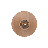 Wood Shank-Back Button - 36L/23mm