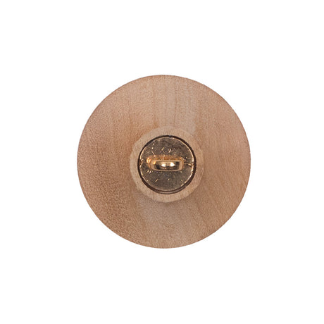 Wood Shank-Back Button - 36L/23mm