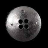 Italian Silver Metal Button - 48L/30.5mm