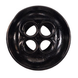 Italian Silver Metal 4-Hole Button - 54L/34mm