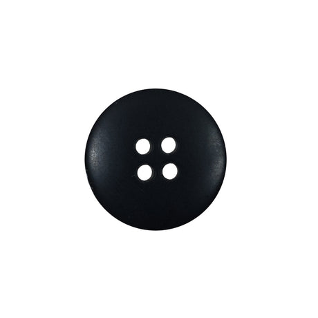 Black 4-Hole Plastic Button - 30L/19mm