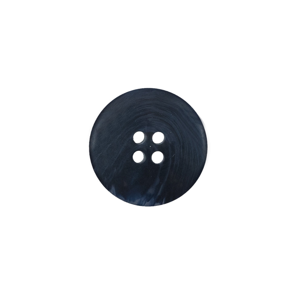 Indigo 4-Hole Plastic Button - 24L/15mm