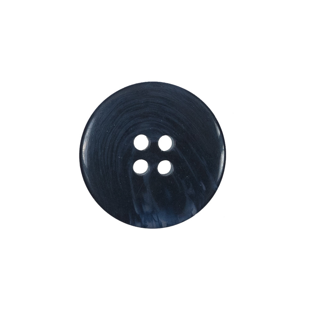 Indigo 4-Hole Plastic Button - 35L/22mm