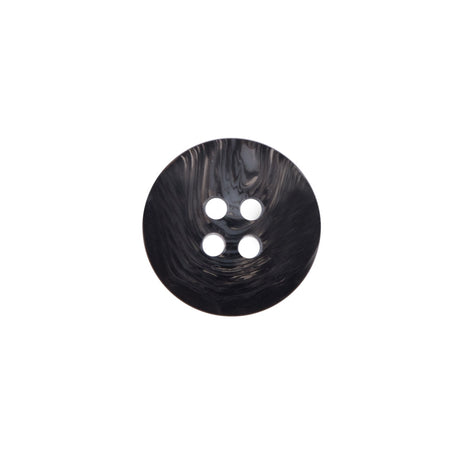 Gray Swirl 4-Hole Plastic Button - 24L/15mm