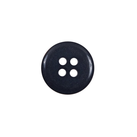 Navy Plastic 4-Hole Button - 24L/15mm