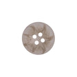 Beige Plastic 4-Hole Button - 28L/18mm