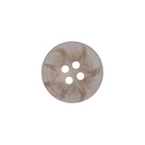 Beige Plastic 4-Hole Button - 28L/18mm