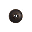 Italian Antique Gold Metal 4-Hole Button - 32L/20mm