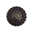 Italian Antique Gold Metal Shank Back Button - 40L/25.5mm