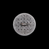 Italian Silver Metal Lattice Shank Back Button - 32L/20mm