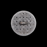 Italian Silver Metal Lattice Shank Back Button - 36L/23mm