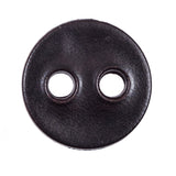Dark Brown 2-Hole Painty Waist Plastic Button - 44L/28mm