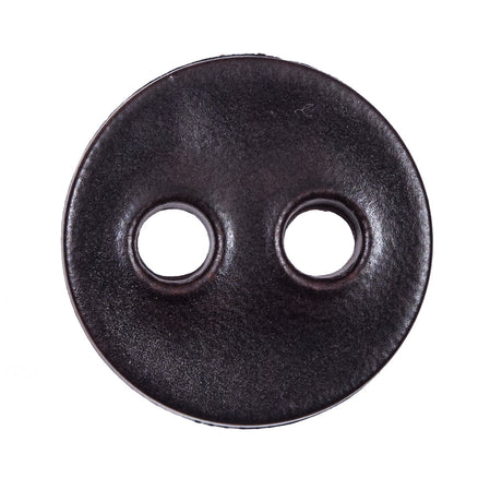 Dark Brown 2-Hole Painty Waist Plastic Button - 44L/28mm