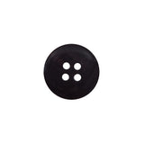 Dark Brown 4-Hole Plastic Button - 24L/15mm