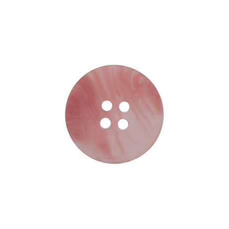 Pink Plastic 4-Hole Button - 28L/18mm