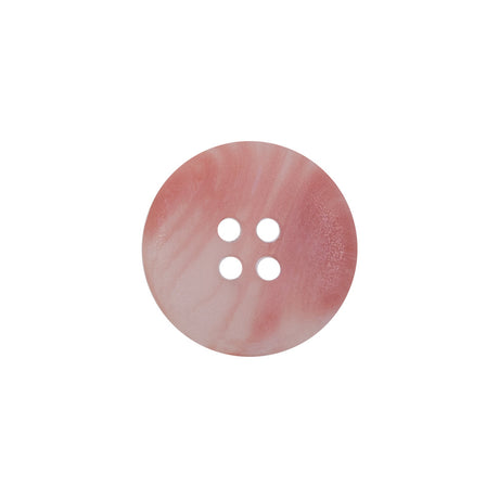 Pink Plastic 4-Hole Button - 28L/18mm