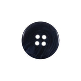 Navy Blue Plastic 4-Hole Button - 32L/20mm