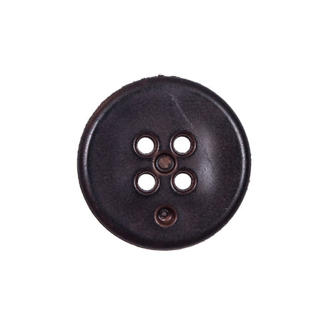 Brown Plastic 4-Hole Button - 36L/23mm