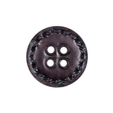 Brown Plastic 4-Hole Button - 36L/23mm