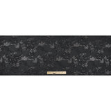 Black on Black Metallic Floral Brocade