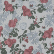 White, Pink and Green Floral Jacquard