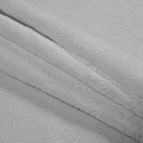 White on White Damask Jacquard