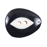Black and White Horn Toggle - 48L/30.5mm