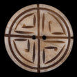 Carved Natural Bone Button - 60L/38mm