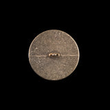 Italian Gold Hammered Metal Shank Back Button - 32L/20mm