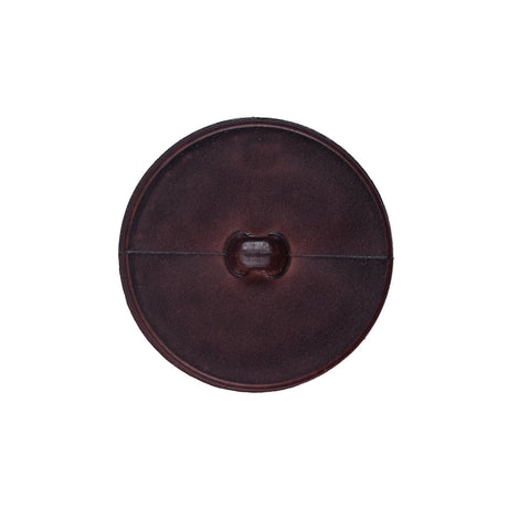 Italian Brown Anchor Plastic Shank Back Button - 36L/23mm