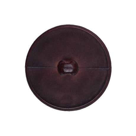 Italian Brown Anchor Plastic Shank Back Button - 40L/25.5mm