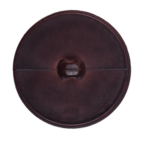 Italian Brown Anchor Plastic Shank Back Button - 54L/34mm