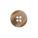 Light Brown Plastic 4-Hole Button - 32L/20mm