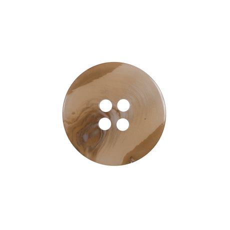 Light Brown Plastic 4-Hole Button - 32L/20mm