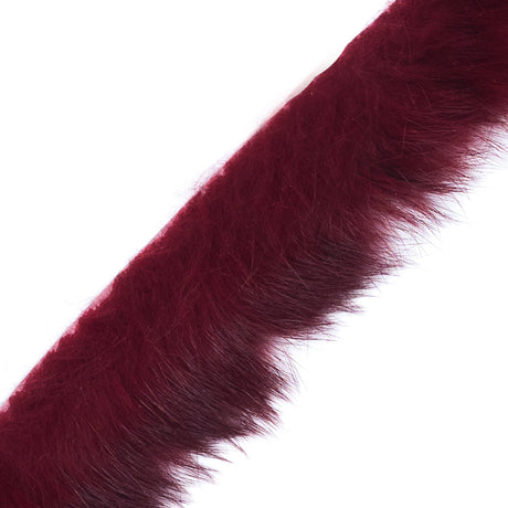 Red Rabbit Fur Trimming - 1"