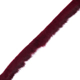 Red Rabbit Fur Trimming - 1"
