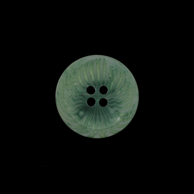 Green Plastic 4-Hole Button - 28L/18mm