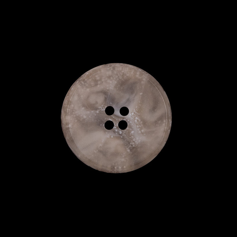 Beige Plastic 4-Hole Button - 32L/20mm
