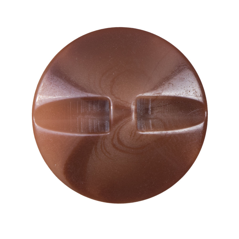 Copper Abstract Self Shank Plastic Button - 45L/29mm