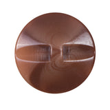 Copper Abstract Self Shank Plastic Button - 45L/29mm