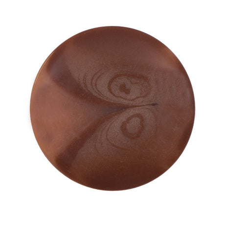 Copper Abstract Self Shank Plastic Button - 45L/29mm