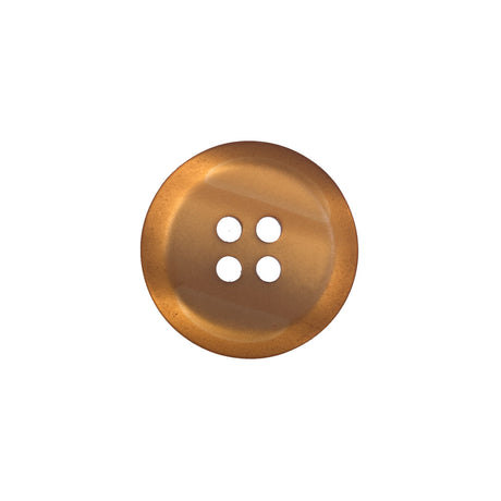 Yellow Copper Plastic 4-Hole Button - 30L/19mm