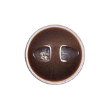 Brown Plastic Self Shank Button - 36L/23mm