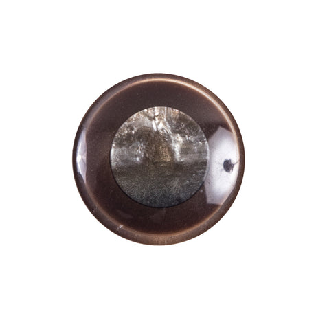 Brown Plastic Self Shank Button - 36L/23mm
