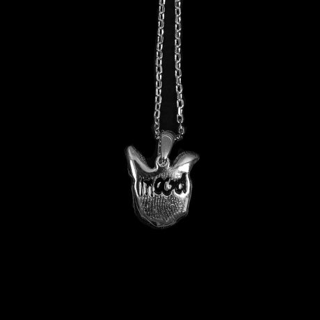 Silver Swatch Pendant on an 18" Chain