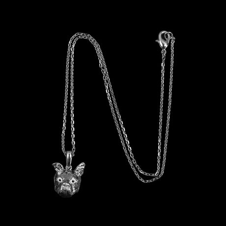 Silver Swatch Pendant on an 18" Chain
