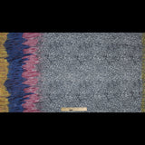 Cool Gray, Yellow, Blue and Pink Cheetah Printed Silk Chiffon