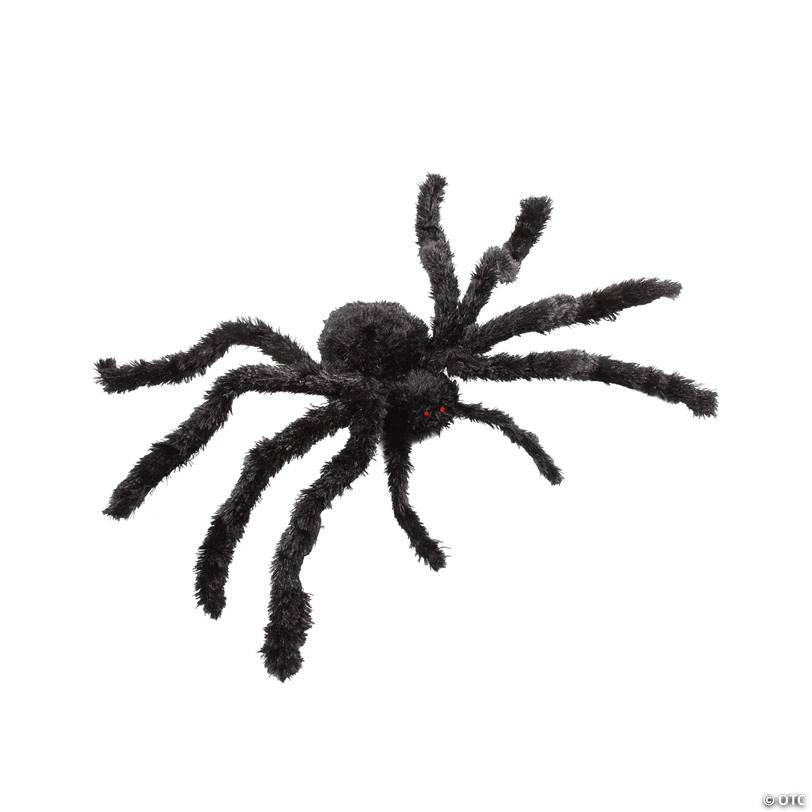 31 1/2" x 7 3/4" Light-Up Walking Fuzzy Spider Animated Prop Halloween Decoration