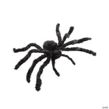 31 1/2" x 7 3/4" Light-Up Walking Fuzzy Spider Animated Prop Halloween Decoration
